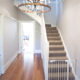 Elegant stairs and landing for Lindfield property