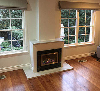 Fireplace project for Wahroonga residence